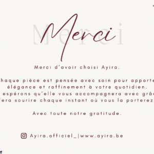 carte de remerciement